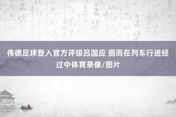 伟德足球登入官方评级吕国应 摄而在列车行进经过中体育录像/图片