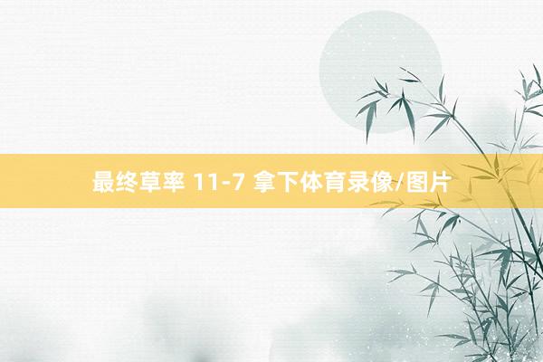 最终草率 11-7 拿下体育录像/图片